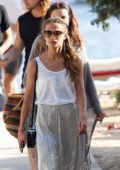 Alicia Vikander out with Friends in Ibiza, Spain