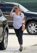 Minka Kelly is spotted leaving the Gym after a Workout in Los Angeles