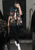 Kendall Jenner slips out of Matsuhisa after dinner in Beverly Hills, Los Angeles