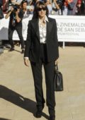 Monica Belluci arrives at the 65th San Sebastian Film Festival in San Sebastian, Spain