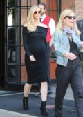 Brooklyn Decker dressed in all black leaving The Bowery Hotel in New York City