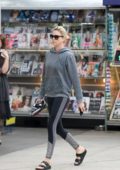 Charlize Theron heads to Soul Cycle for a morning workout in Los Angeles