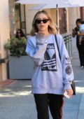 Delilah Hamlin blow kisses to photographers while out and about in Beverly Hill, Los Angeles