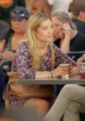 Laura Whitmore and a Mystery Man enjoy lunch at Grand Central Market in Downtown Los Angeles