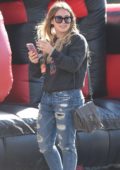 Hilary Duff spends a day out with her son in Studio City, Los Angeles