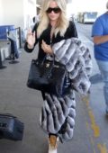 Khloe Kardashian arriving at the LAX international airport, Los Angeles