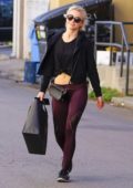 Julianne Hough shows off her abs she leaves the gym in Los Angeles