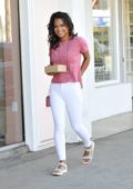Christina Milian spotted as she picks up breakfast to go in Los Angeles