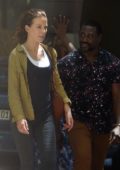 Kate Beckinsale filming scenes for her upcoming movie 'The Widow' in Cape Town, South Africa