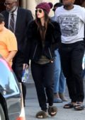 Megan Fox keeps it casual in a sweatshirt and beanie as she attends Sunday Mass at her Church in Los Angeles