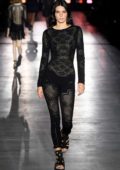 Kendall Jenner walks the runway for Alberta Ferretti Show, Spring/Summer 2019 during Milan Fashion Week in Milan, Italy