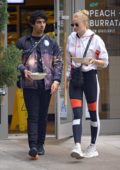 Sophie Turner and Joe Jonas grabs some takeout at Sweetgreen restaurant in New York City