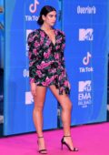 Dua Lipa attends the MTV EMAs 2018 at the Bilbao Exhibition Centre in Bilbao, Spain