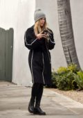 Ashley Benson receives a parking ticket while visiting a friend in West Hollywood, Los Angeles