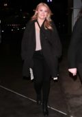 Emily Osment heading to the Elton John concert at the Staples Center in Los Angeles