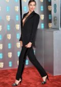 Irina Shayk attends the 72nd EE British Academy Film Awards (BAFTA 2019) at Royal Albert Hall in London, UK