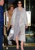 Mandy Moore is all smiles after visiting the Today Show in New York City