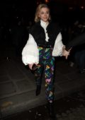 Chloe Grace Moretz steps out for dinner with her brother Trevor at Maxim's Restaurant in Paris, France