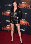 Halsey attends the World Premiere of 'Captain Marvel' at the El Capitan Theatre in Hollywood, California