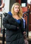 Lili Reinhart and Jennifer Lopez spotted filming 'Hustlers' with Keke Palmer in New York City