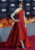 Rose Leslie attends the Season 8 premiere of 'Game of Thrones' at Radio City Music Hall in New York City