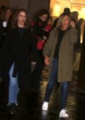Jennifer Aniston and Reese Witherspoon spotted while filming a scene for Apple's 'The Morning Show' in New York City