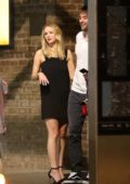 Jennifer Lawrence and Cooke Maroney have a dinner date at Del Pesto in New York City