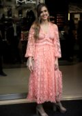 Jessica Alba attends a Meet & Greet event for the presentation of the Honest Beauty line at Douglas store in Milan, Italy