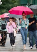 Katie Holmes and Suri Cruise are spotted during a coffee run in New York City