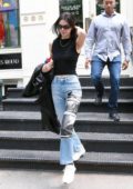 Kendall Jenner stops by luxury vintage shop 'What Goes Around Comes Around' before flying out of New York