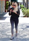 Khloe Kardashian steps out for a mid-day snack at bagel shop in Beverly Hills, Los Angeles