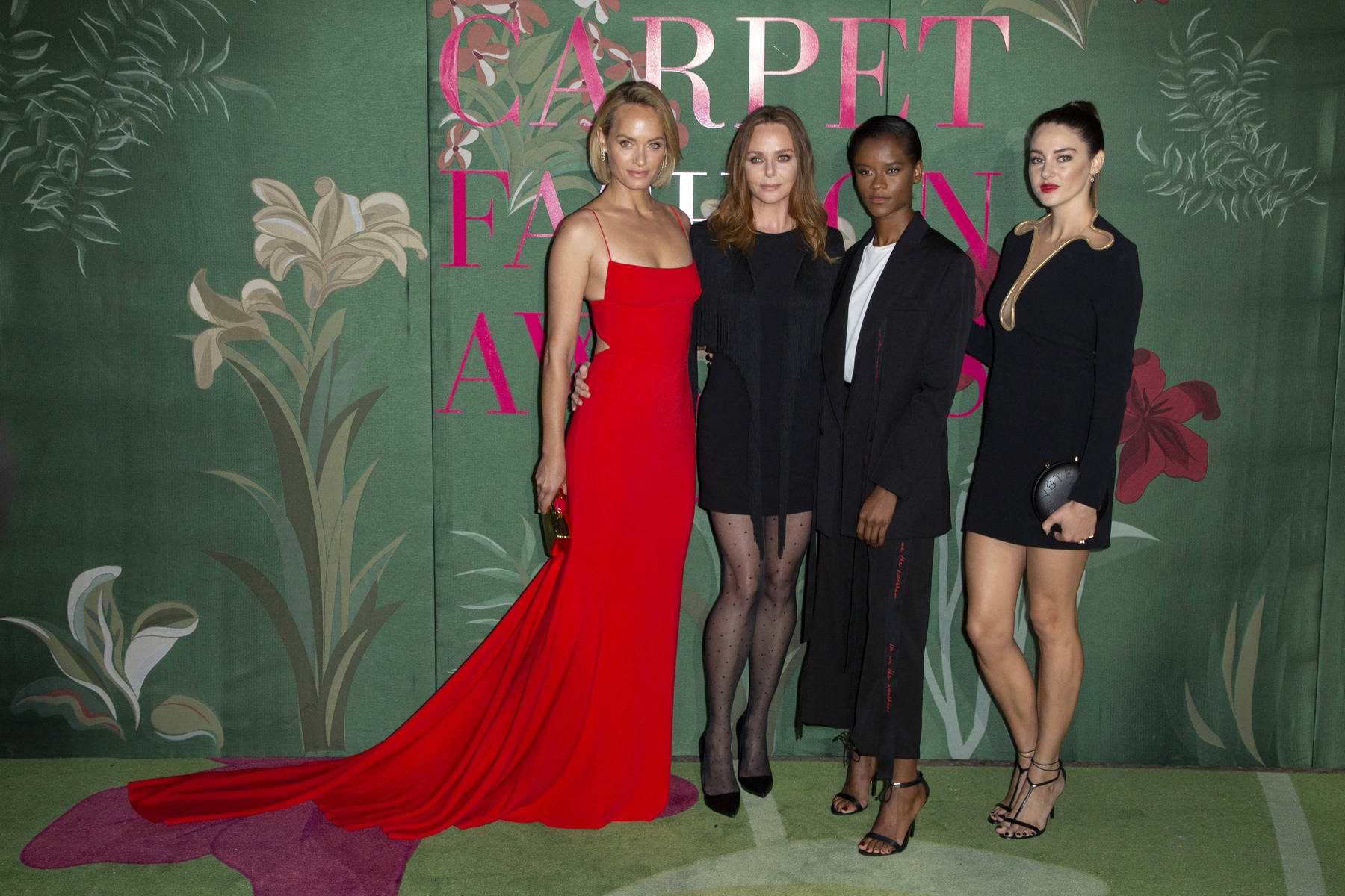 amber valletta attends the green carpet fashion awards 2019 in milan ...