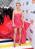 Brie Larson attends the premiere of 'Just Mercy' during the 2019 Toronto International Film Festival in Toronto, Canada