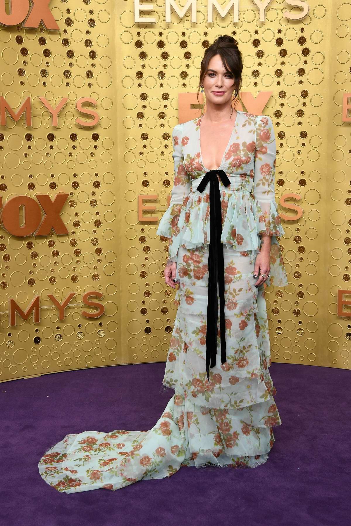 Lena Headey attends the 71st Primetime Emmy Awards at Microsoft Theater in Los Angeles