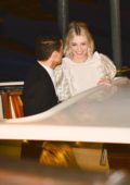 Lucy Boynton and Rami Malek enjoy a romantic dinner date in Venice, Italy
