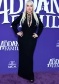 Christina Aguilera attends the Premiere of 'The Addams Family' at Westfield Century City AMC in Los Angeles