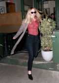 Jennifer Lawrence and Cooke Maroney are seen leaving King Italian restaurant in New York City