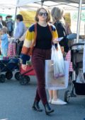 Joey King spotted while shopping at the farmer's market in Los Angeles