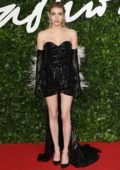 Emma Roberts attends The Fashion Awards 2019 held at Royal Albert Hall in London, UK