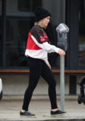 Hilary Duff and Matthew Koma make a coffee stop at Alfred Coffee in Los Angeles