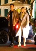 Jaime King and husband Kyle Newman seen as they leave dinner at San Vincent Bungalows in West Hollywood, California