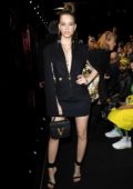Barbara Palvin attends the Versace fashion show, F/W 2020 during Milan Fashion Week in Milan, Italy