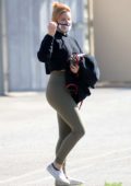 Ariel Winter spotted in a cropped sweatshirt and leggings as she hits the gym in Los Angeles