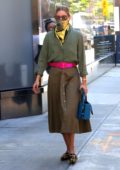 Olivia Palermo looks stylish while running errands in Dumbo, Brooklyn, New York
