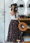 Ana de Armas and Ben Affleck shop for hats at Nick Fouquet hat shop in Venice, California