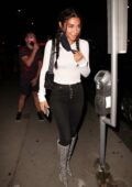 Chantel Jeffries and Andrew Taggart enjoy a night out at Connie and Ted’s Restaurant in West Hollywood, California