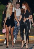 Bella Thorne and Pia Mia steps out to celebrate Pia's birthday at Nobu in Malibu, California