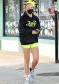 JoJo Siwa stops by an arts and crafts shop with a friend in Studio City, California