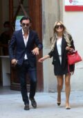 Sylvie Meis and Niclas Castello enjoy a pre-wedding party with friends and family in Florence, Italy