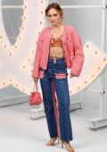Lily-Rose Depp attends the Chanel Spring-Summer 2021 show during Paris Fashion Week in Paris, France